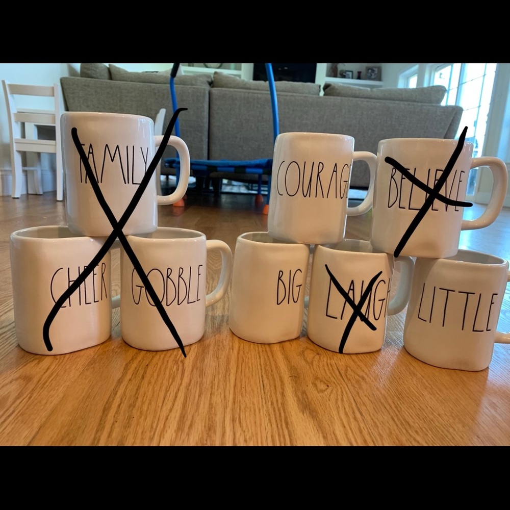 Rae Dunn mugs